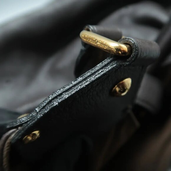 100% Authentic Louis Vuitton Mahina Lunar Brown Monogram Leather Tote 719-12524 - Picture 7 of 12